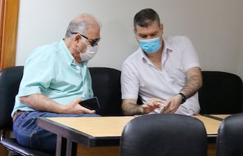 Ramón González Daher y su hijo Fernando González Karjallo, condenados por usura y lavado de dinero.