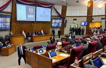 Sesión de la fecha de Cámara de Diputados.