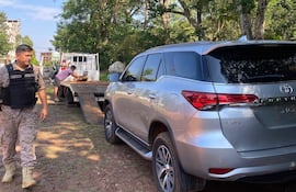 La camioneta fue encontrada abandonada en Hernandarias.