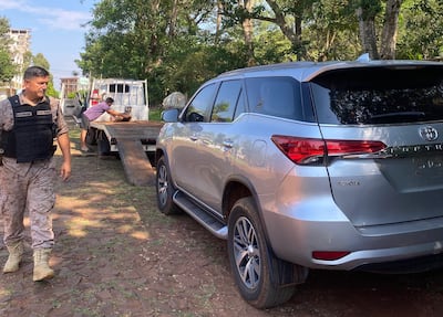 La camioneta fue encontrada abandonada en Hernandarias.