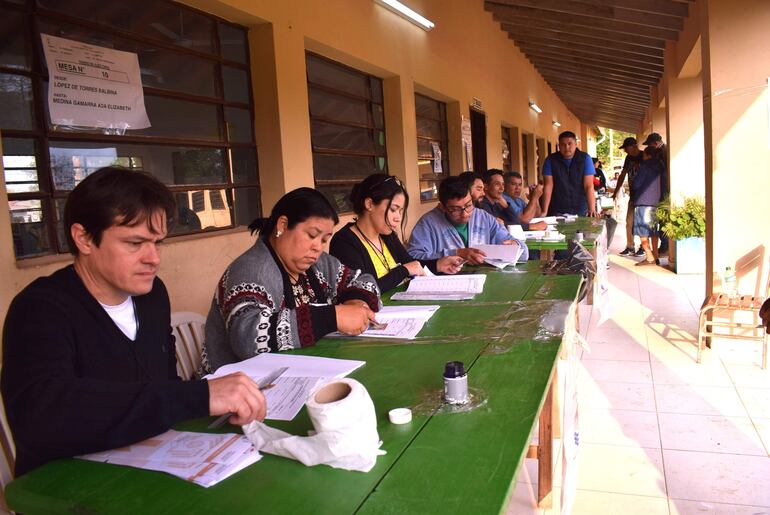 Las Elecciones Complementarias se desarrollaron con total normalidad en los distritos de Sapucái e Ybycuí.