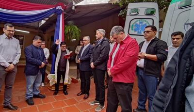 Acto de habilitación oficial del Servicio de Emergencias Médicas Extra Hospitalaria (SEME), en Alto Paraná.
