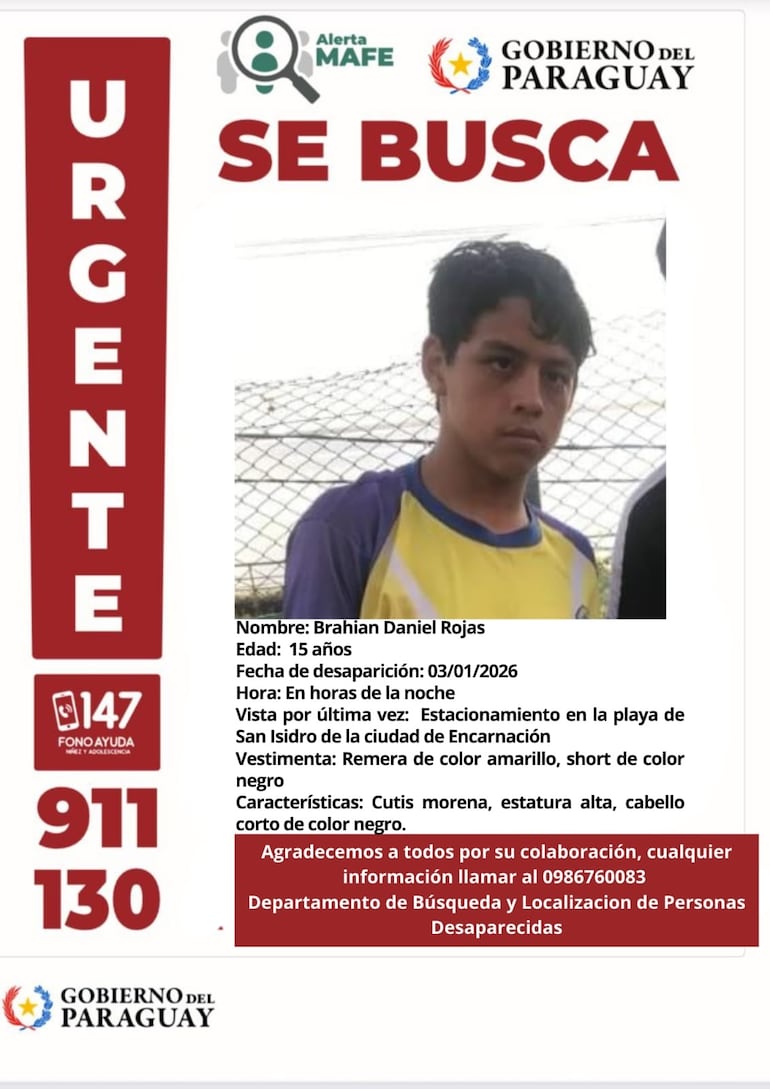 Policía nacional desaparecidos