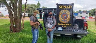 Javier Felipe Krauer (44) fue detenido sobre la ruta PY02 este jueves.