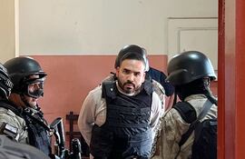 Traslado de Alexandre Rodrigues Gomes a la cárcel de máxima seguridad Martín Mendoza de Emboscada