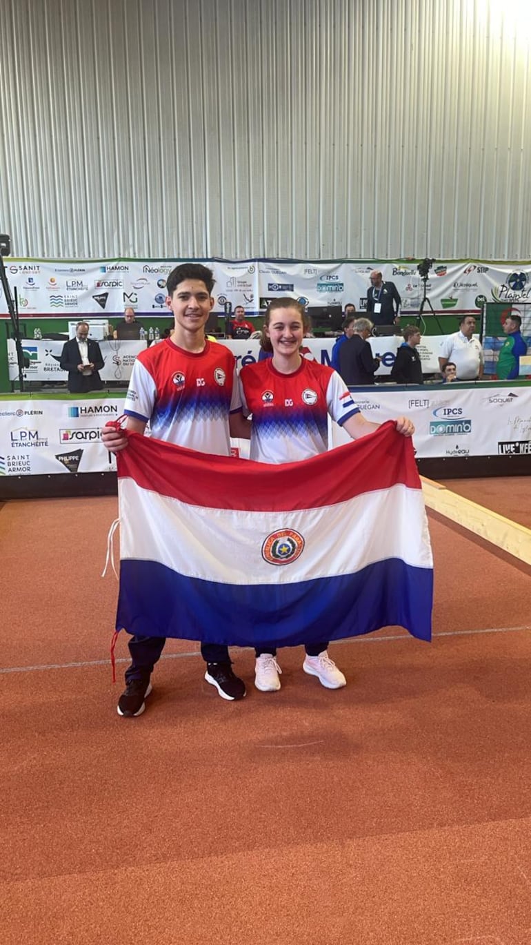 Los paraguayos Marcos Vinicius y Fernanda Schwingel, campeones en bochas mixto