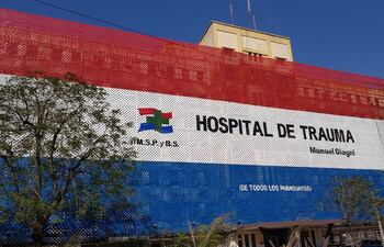 Fachada del Hospital de Trauma de Asunción.