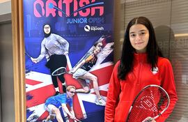 Fiorella Gatti cayó ayer en la ronda de octavos del Birmingham British Junior Open de Squash 2025.