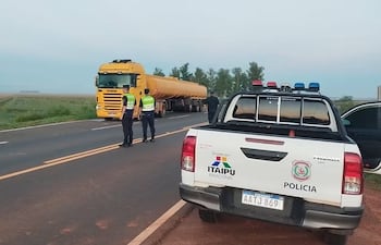 Asalto a camión en Ñumí