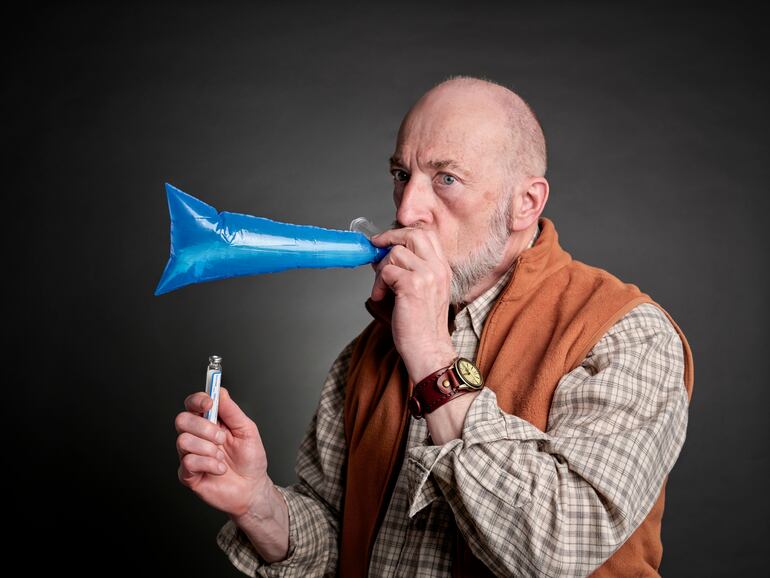 Test de aliento para detectar SIBO, imagen ilustrativa.