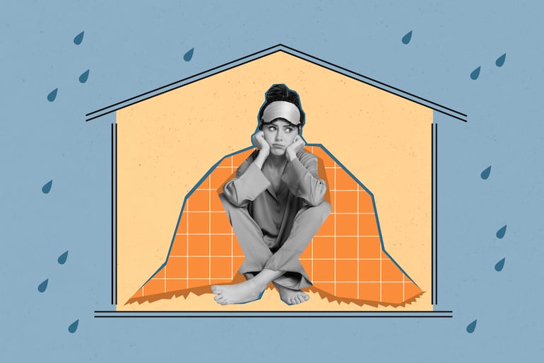 La “melancolía de la lluvia”, imagen ilustrativa.