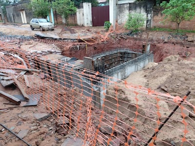 Las obras de desagüe pluvia no avanzan en barrio San Pablo