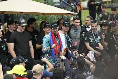 El paraguayo Diego Domínguez Bejarano celebra la victoria del Rally del Paraguay 2026 en la categoría WRC2 del Mundial de Rally.