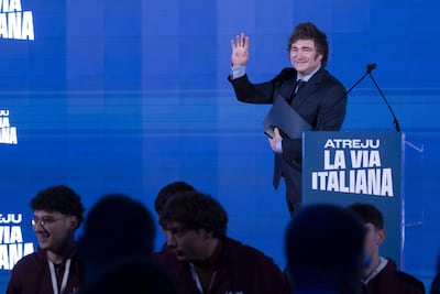 El presidente de Argentina Javier Milei.