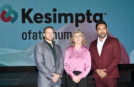 Fabricio Serrati, Dra. Celia Oreja-Guevara y Dr. Diego Luna.