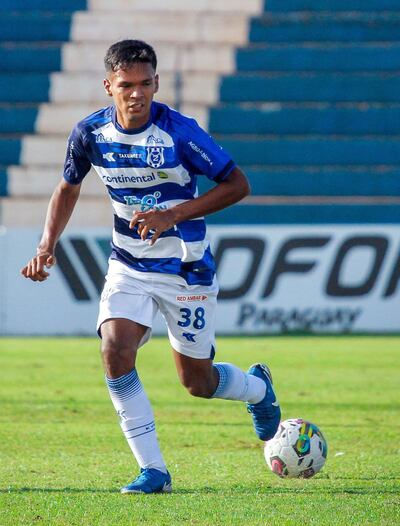 Amin Ezequiel Molinas Torres, futbolista de Libertad, a préstamo en el Sportivo 2 de Mayo de Pedro Juan Caballero.