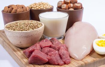 Proteínas animales y vegetales.