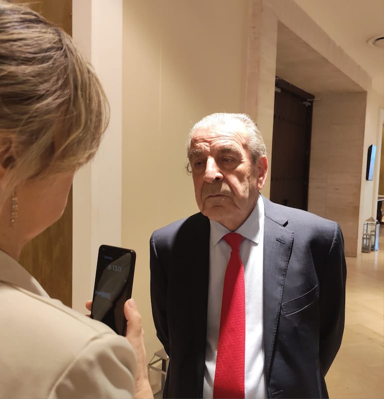 Eduardo Frei Ruiz-Tagle , expresidente de Chile (1994-200), durante una entrevista con ABC, en Bogotá, Colombia.