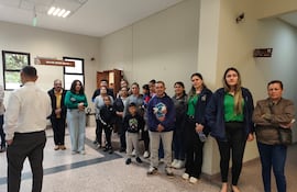 Familiares y amigos de Maria Ramona acudieron al Juicio Oral.