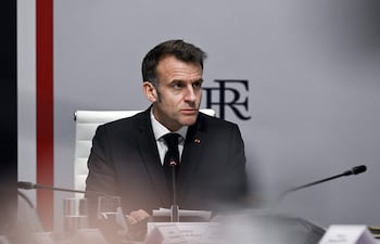 Emmanuel Macron, presidente de Francia.