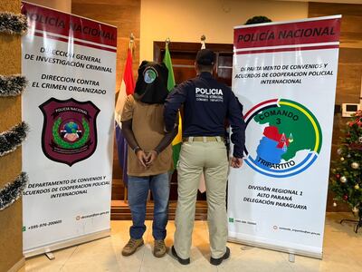 Anderson Martins Marciano, detenido.