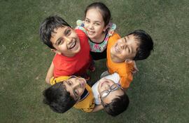 Amistad en la infancia.