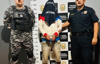 Darío Rubén Allende Bogado, detenido.