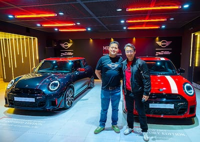 Felipe Vallejo, brand manager, y Daniel Park, gerente comercial de la marca, presentaron los nuevos modelos de Mini.