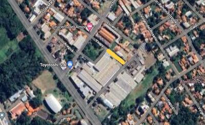 Mapa del tramo de calle sin salida que piden desafectar en San Lorenzo.