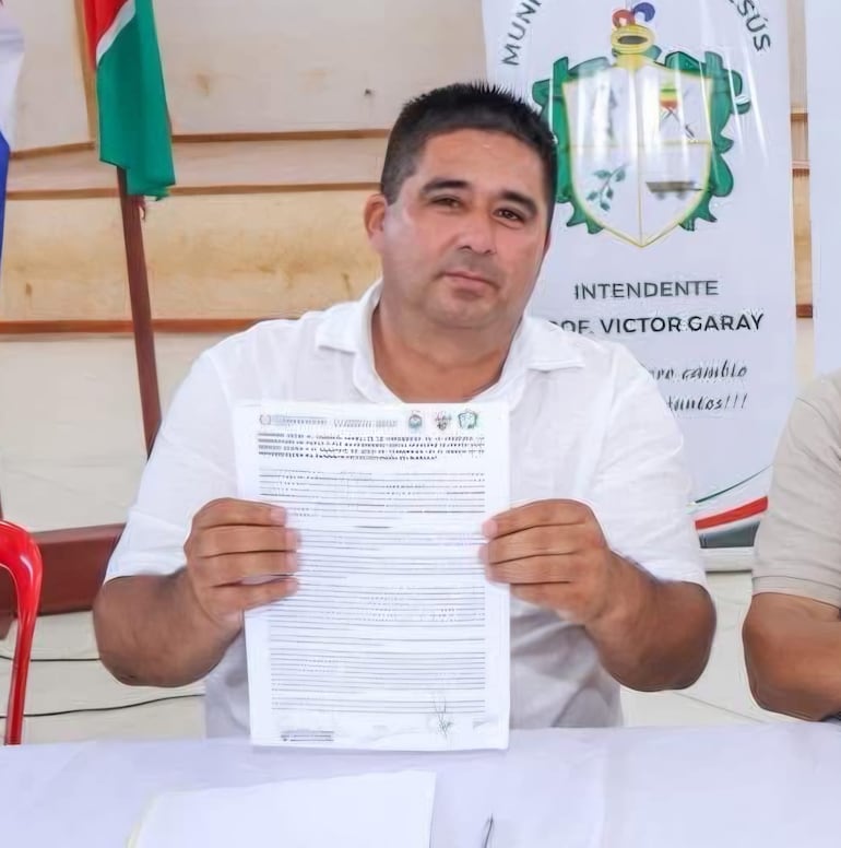 Víctor Garay, intendente de Jesús.