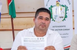 Víctor Garay, intendente de Jesús.