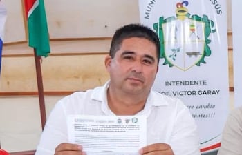 Víctor Garay, intendente de Jesús.
