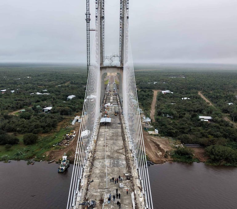 Majestuosa obra del puente de la bioceànica