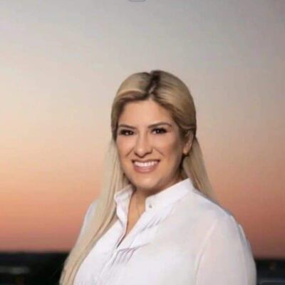 Arlene Aquino, precandidata a la intendencia de Asunción por el partido Cruzada Nacional.