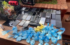 SENAD determina que los polvos incautados en el penal de Misiones no eran cocaína, sino jabón y leche en polvo; se hallaron además marihuana, armas blancas y celulares.