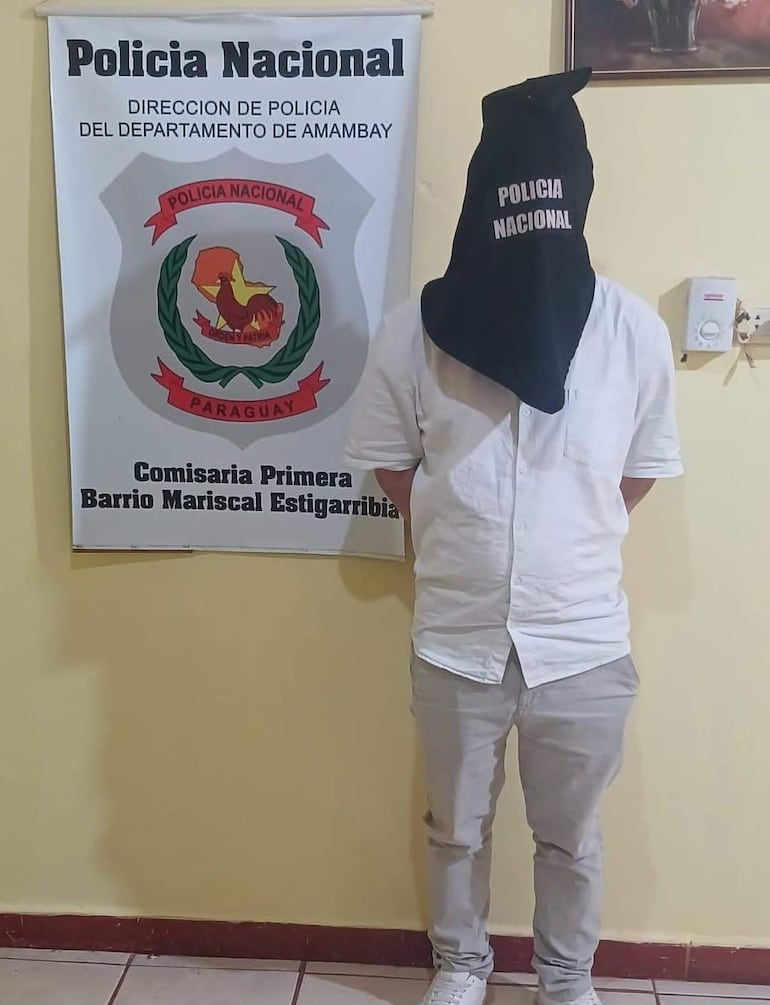 Fabio Dúo, en una sede policial.