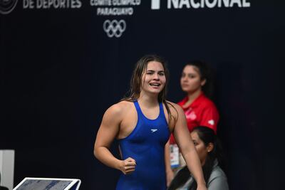 La nadadora paraguaya Luana María Alonso Méndez (19/3/2004) no pudo subir al podio en Asu2022, pero logró la marca para competir en el Panamericano de Santiago de Chile, el próximo año.