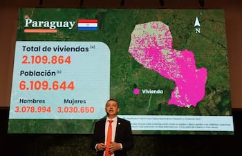Iván Ojeda, director del Instituto Nacional de Estadística (INE), dio a conocer los resultados preliminares del octavo Censo Nacional de Población y viviendas 2022 (CNPV 2022), y el cuarto Censo Indígena.