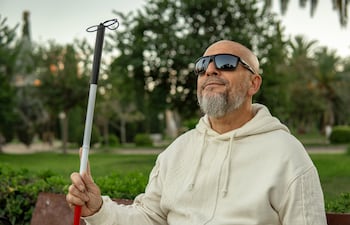 Persona ciega.