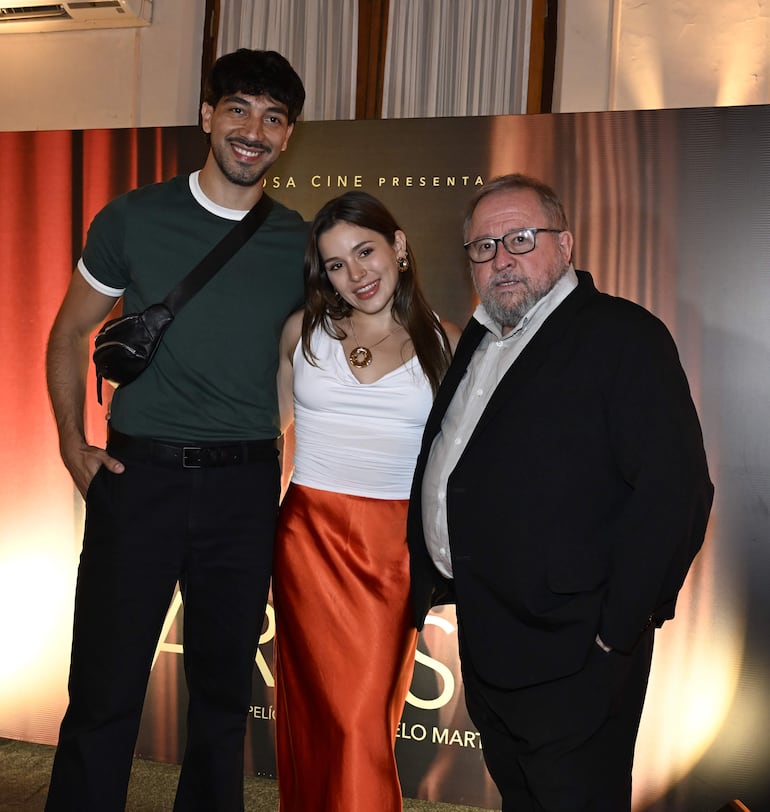 Diro Romero, Florencia Boccia y Manuel Cuenca.