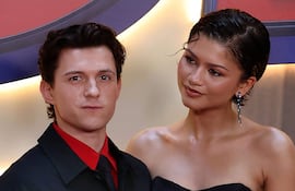 Los actores Tom Holland y Zendaya.
