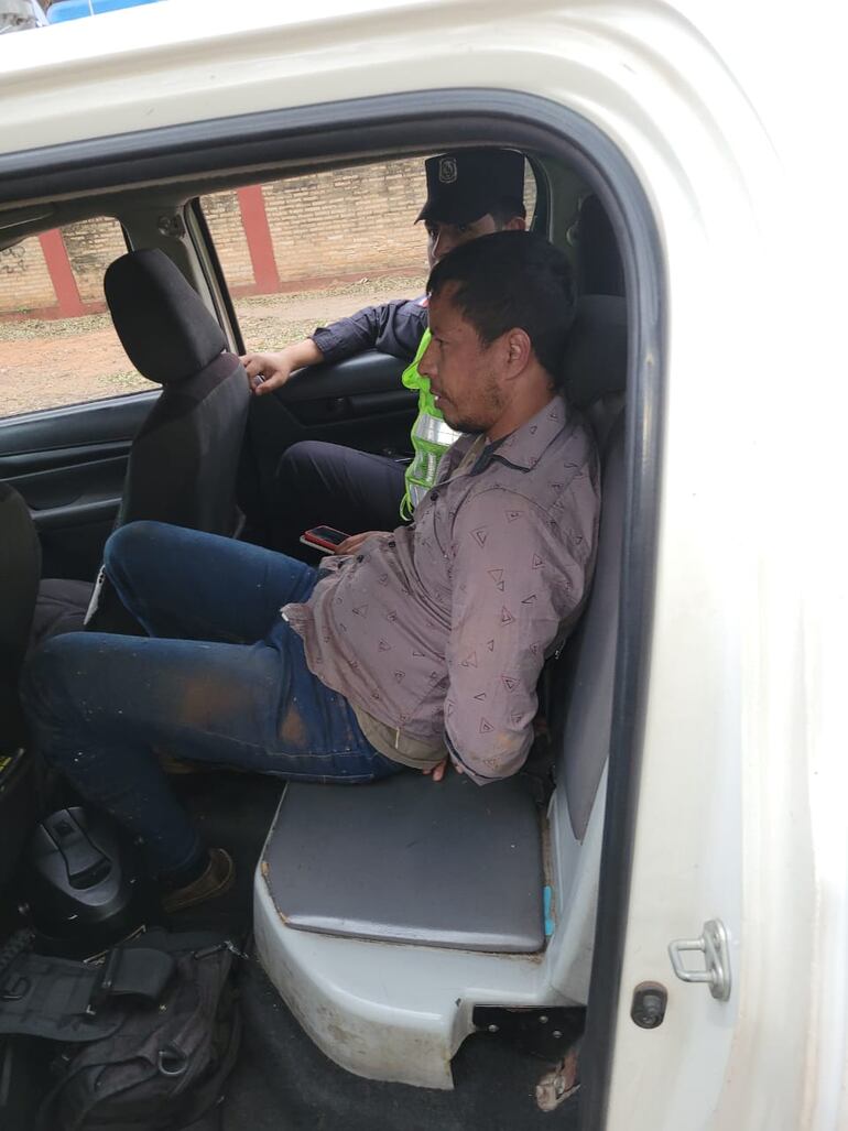 Derlis Mora González es uno de los detenidos por el asalto.