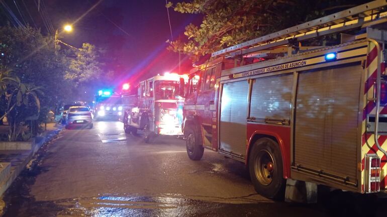 incendio vivienda barrio San Pablo Asunción