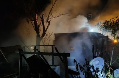 El incendio se registró este domingo y afectó a una vivienda.