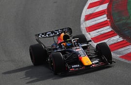 El piloto francés de origen argelino Isack Hadjar, de 21 años y que se sumó al equipo Red Bull Racing para este año, logró registrar hoy el mejor crono en la pista con su RB22.