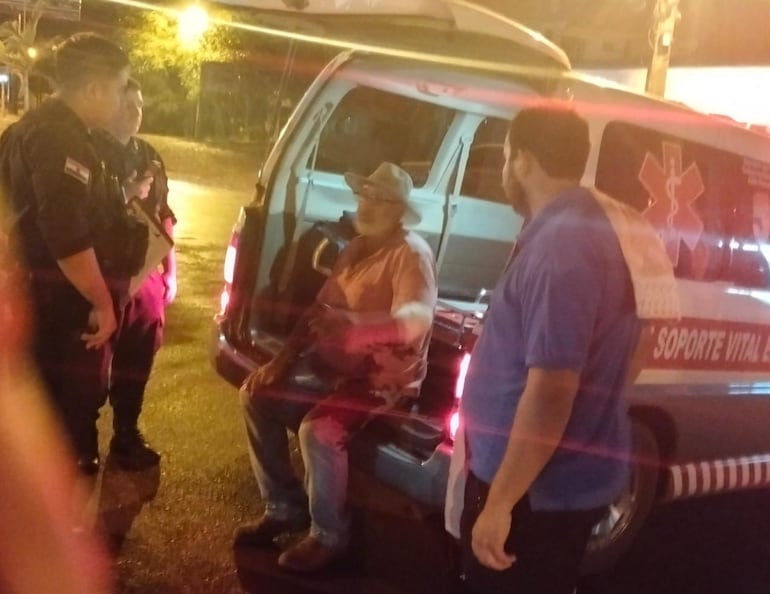 Mauricio Riveiro Dos Santos, herido por desconocidos.