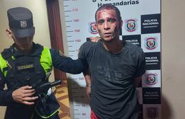 Richard Michael Aiub Ovando, detenido.