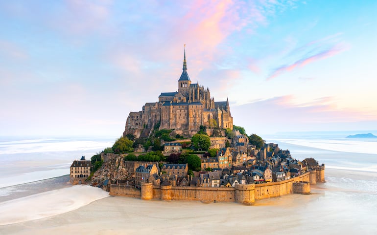 Mont Saint-Michel, Francia.