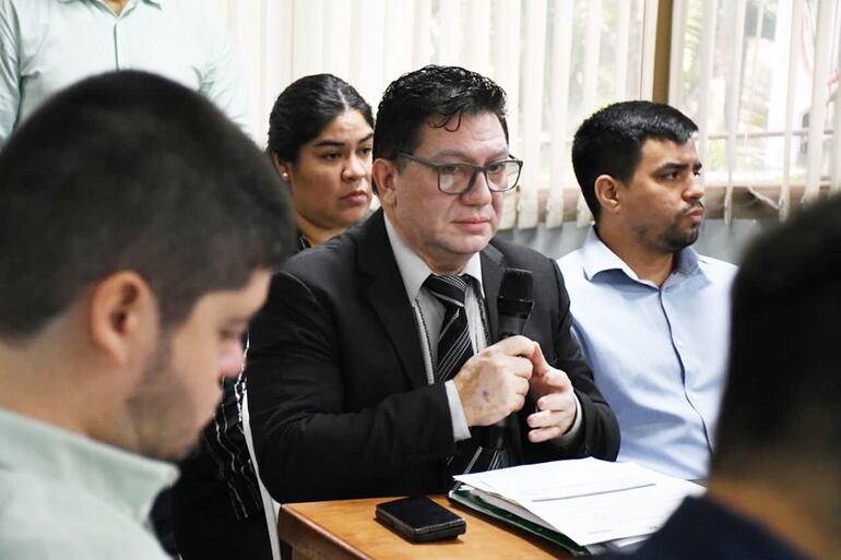 Hugo Martínez, director de Administración y Finanzas de la Municipalidad de Asunción.
