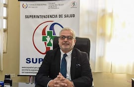 Dr. Roberto Melgarejo, superintendente de Salud.